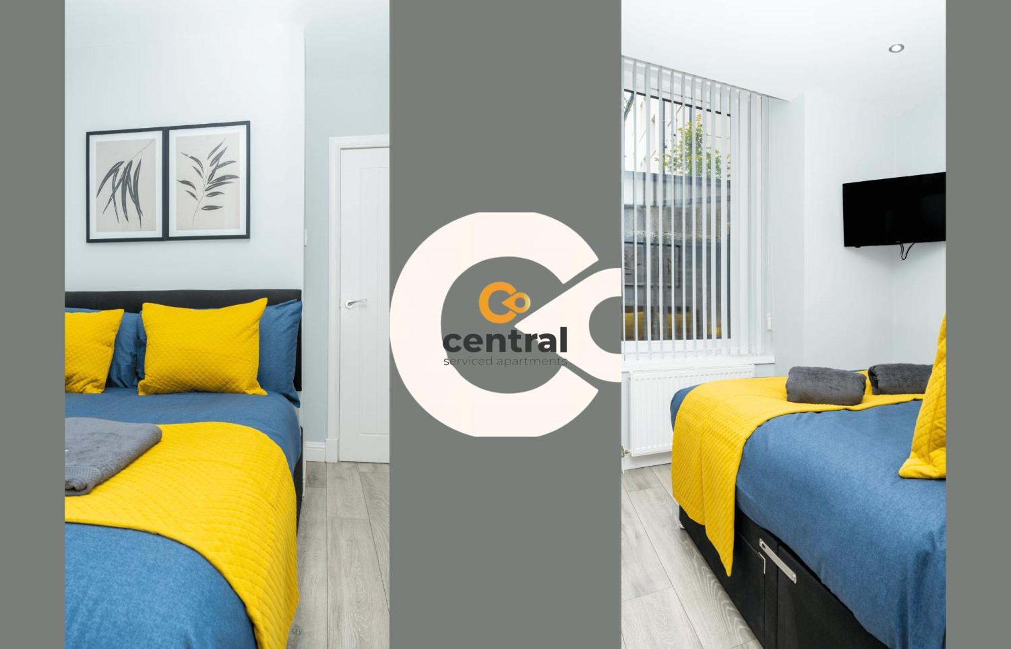 Central Serviced Apartments - 2 Bedroom - Ground Floor - Monthly & Weekly Bookings Welcome - Free Street Parking - 2 Double Beds - Wifi - Smart Tvs In Rooms - Fully Equipped - Heating 24-7 - Contractor & Short Stay Favourite ดันดี ภายนอก รูปภาพ